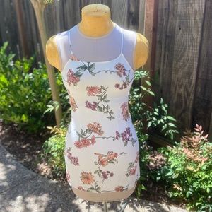 Brandy Melville | White Lily Slip Dress